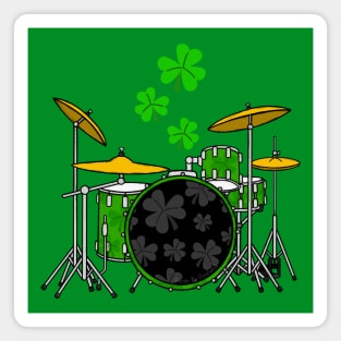 Drummer St Patrick's Day Drum Teacher Irish Musician Magnet